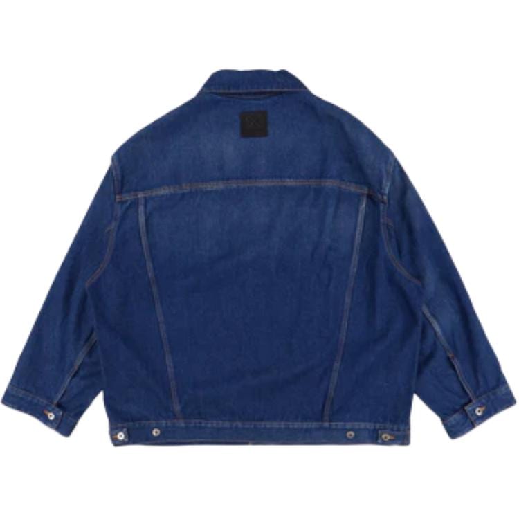 OFF WHITE Jackets & Coats Regular Men's Blue OMYE090C99DEN0024400