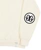 GRAVER [Unisex] Elbow Deco Logo Sweatshirt_Cream/Black Logo