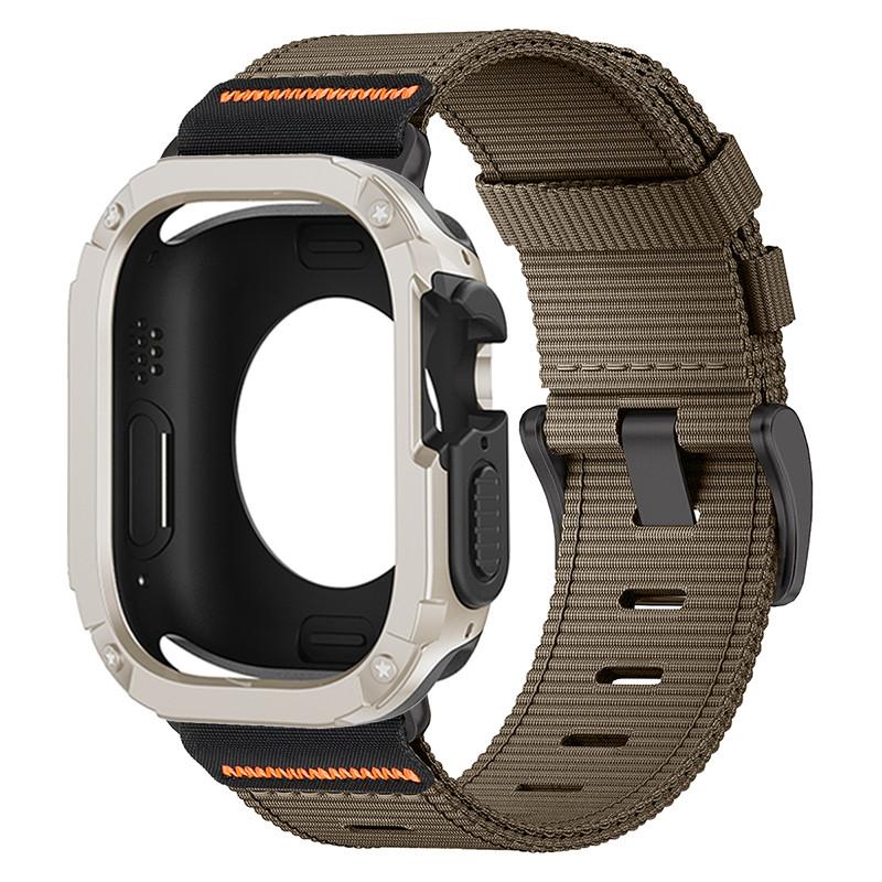 Case+Nylon Strap For Apple Watch Series 11 10 42 46mm Ultra 3 49mm Protective TPU PC Colver For Iwatch 987 44 45mm 6SE54 40 41mm