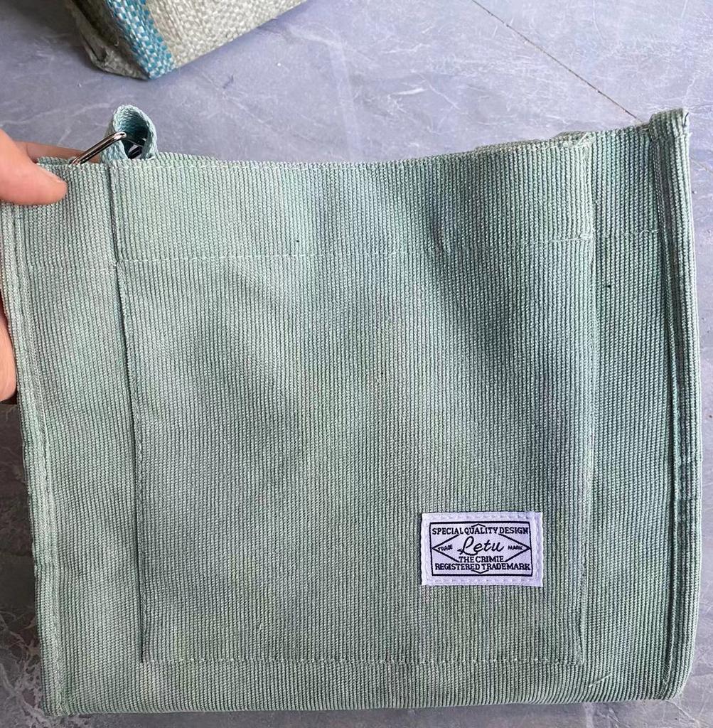 Women's bag, corduroy  new small square bag bag trendy handbag single shoulder oblique bag