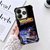 Back To The Future Plating Phone Case For Xiaomi Redmi Note 14 15 Pro Plus 13 12 11 11S 11T 10 9S 9 5G Anti-Fall Airabag Cover