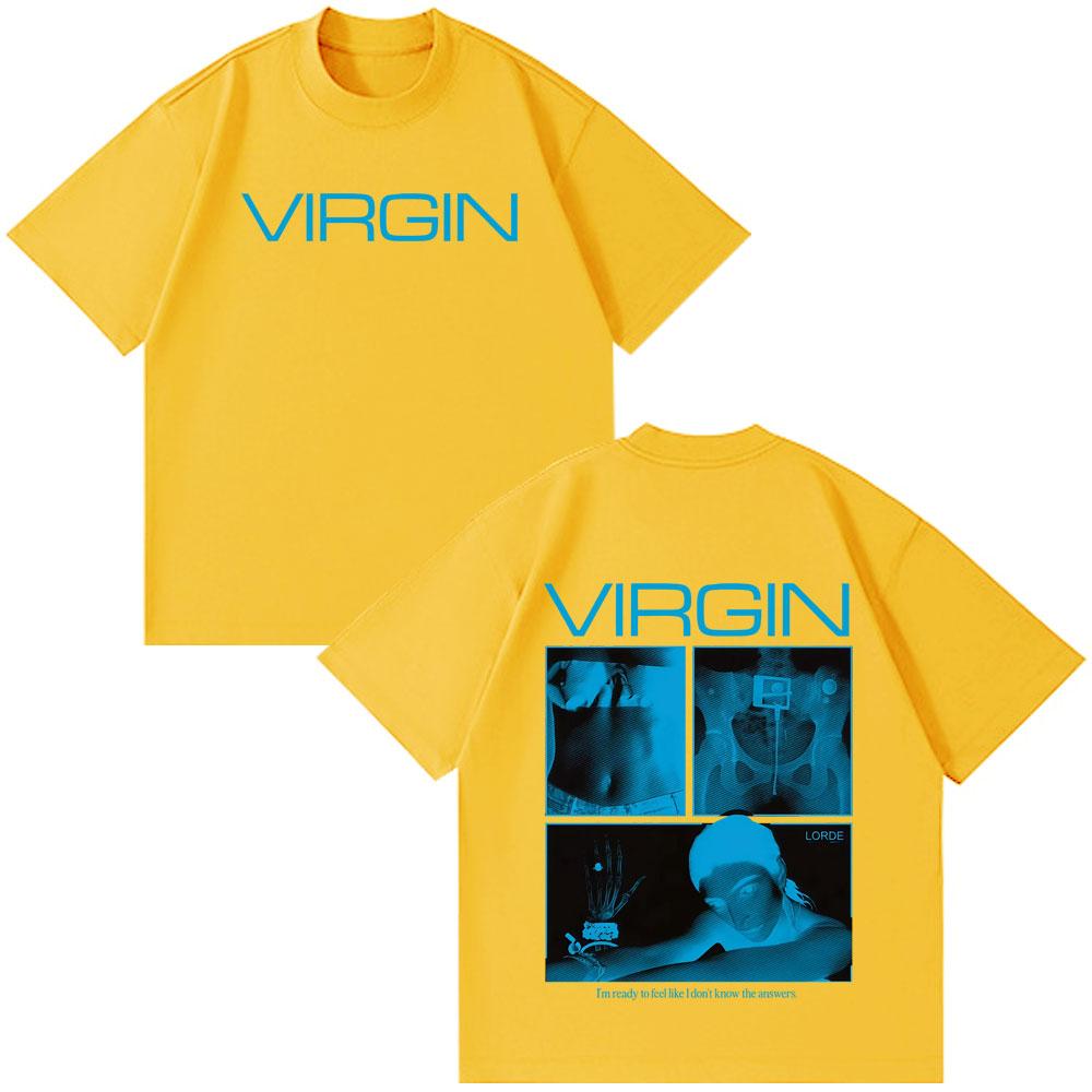 Lorde Ultrasound World Tour 2026 Merch Tshirt Men Women Fashion Tshirt Summer Short Sleeve Cotton Loose Casual Hiphop Tshirts