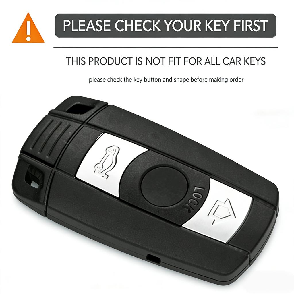 3-Tasten Silikon Auto Fernbedienung Schlüsselhülle Abdeckung für BMW E60 E61 E70 E81 E87 E90 E91 E92 X1 X5 X3 1 3 5 6 Serie Z4 Zubehör