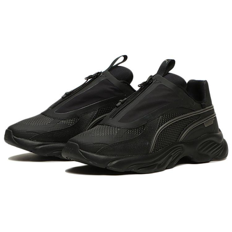 PUMA RS-Connect AD4PT Unisex Triple Black Low Top Lifestyle Sneakers 380828-01