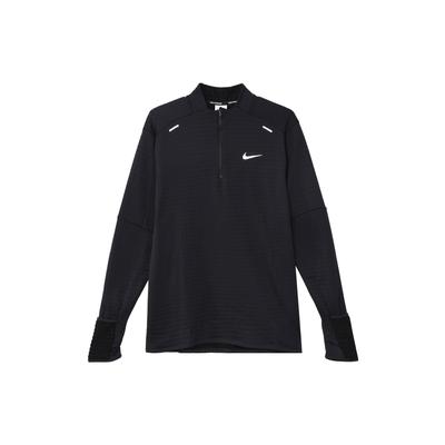 Printed Logo Stand Collar Long Sleeve T-Shirt Men Tops Black DD5663-010