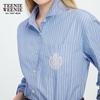 Teenie Weenie Women's Striped Long-Sleeve Shirt