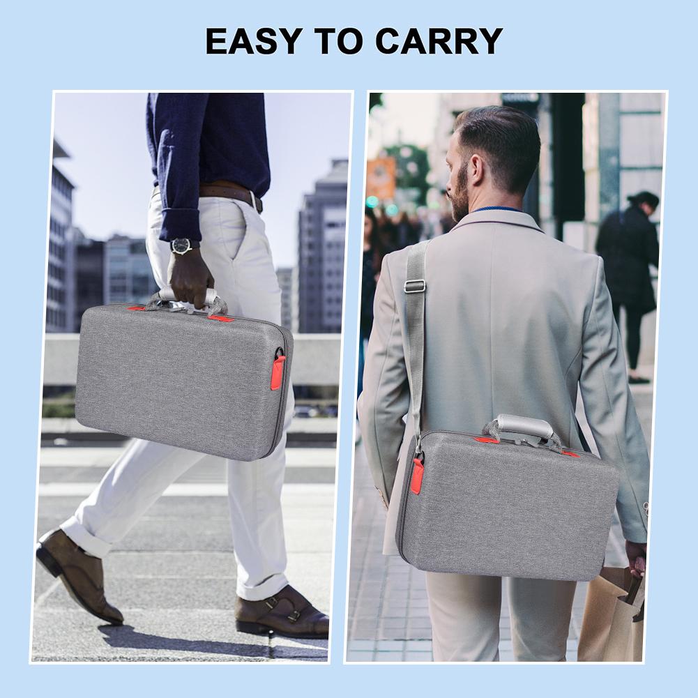 For PS5 Slim Console Storage Bag Large Capacity Shockproof EVA Hard Carrying Case For PlayStation5 Slim Disc and Digital Edition