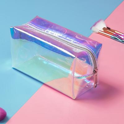 2025 Creative TPU Laser Waterproof Makeup Bag Portable Travel Washroom Storage Bag Mini Waterproof Handbag for Women Hz4902