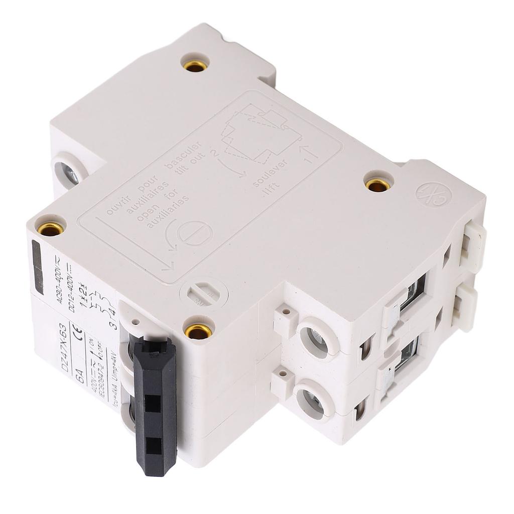AC DC Miniature Circuit Breaker 2P 6A 400V DIN Rail Mount for Solar PV System DZ47X 63