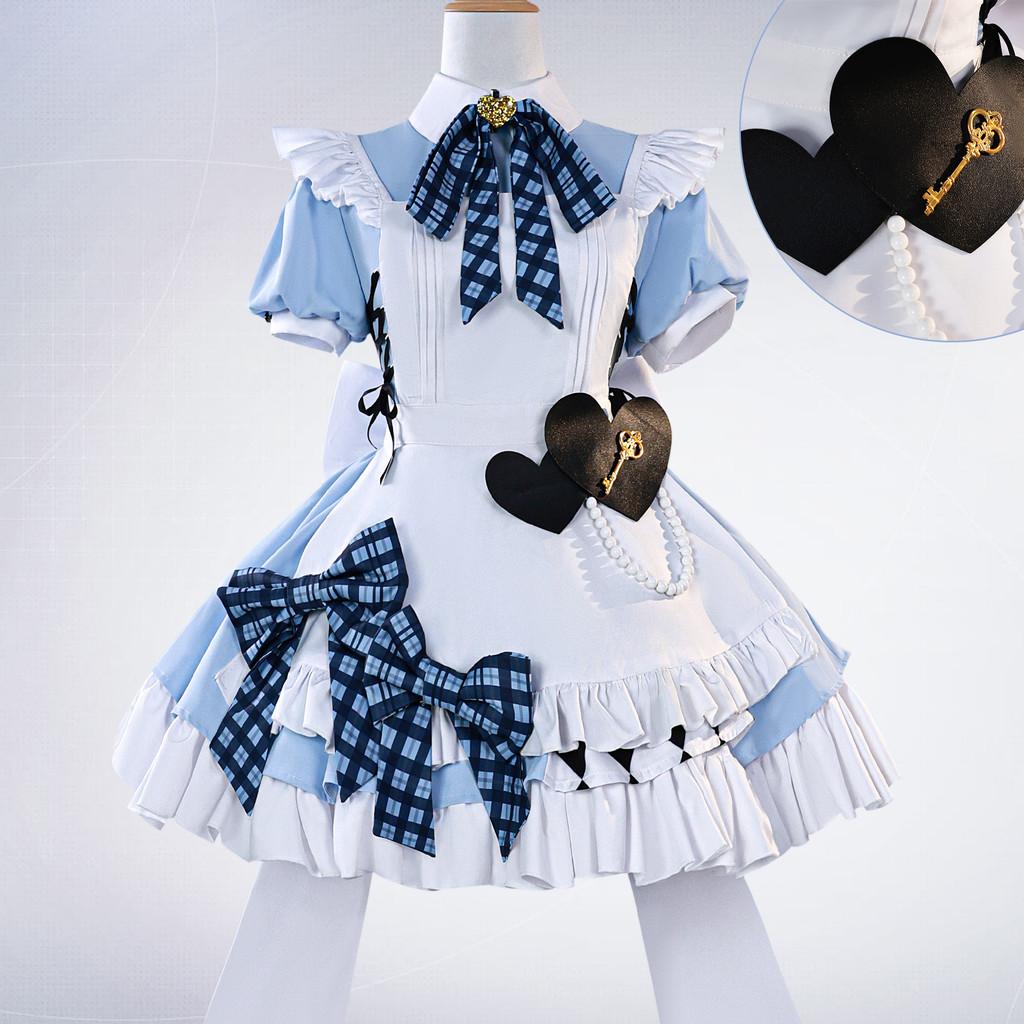 Lovelive Cosplay Outfit With White Thigh Socks For Game Role Play