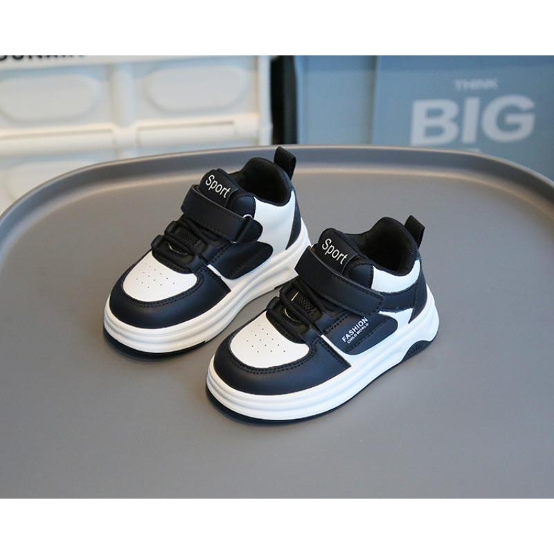 

Children s Sports Shoes - New Spring/Autumn Arrival, High-Top White Sneakers for Girls, Casual Skate Shoes for Boys, Soft-Soled Shoes for Toddlers 32 чорний