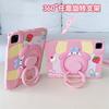 Silicone IPad Pro 11 Inch Case With 360 Rotating Stand Cartoon Animal Design Full Cover Mini 6 7