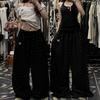 Womens Wide Leg Loose Fit Casual Pants With Elastic Waist Polka Dot Print Cotton Blend 2026