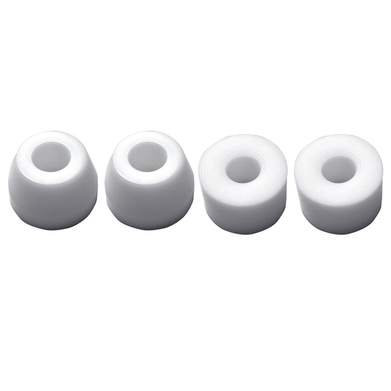 

Skateboard Trucks Shocked Absorbers PU Vibration Dampeners Enhances Comfortable for Improved Control белый