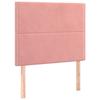 VidaXL Headboards 2 Pcs Pink 90x5x78-88 Cm Velvet3116233