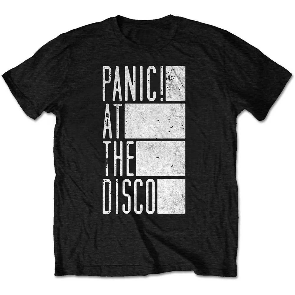 Men's Panic! At The Disco Bars T-shirt Medium Black