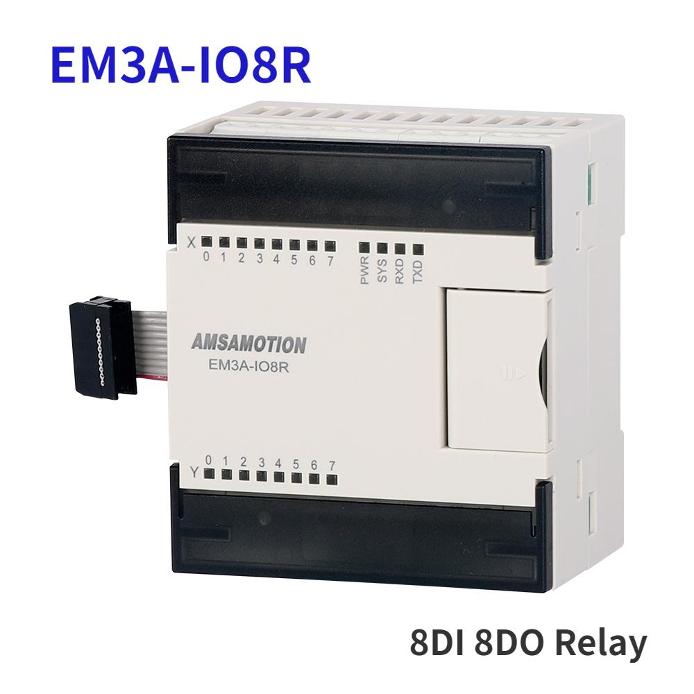 Amsamotion FX3U-M26MR-E M26MT-E Replace For Mitsubishi MELSEC PLC 4AI/2AO MODBUS Analog Transistor Relay EM3 Module