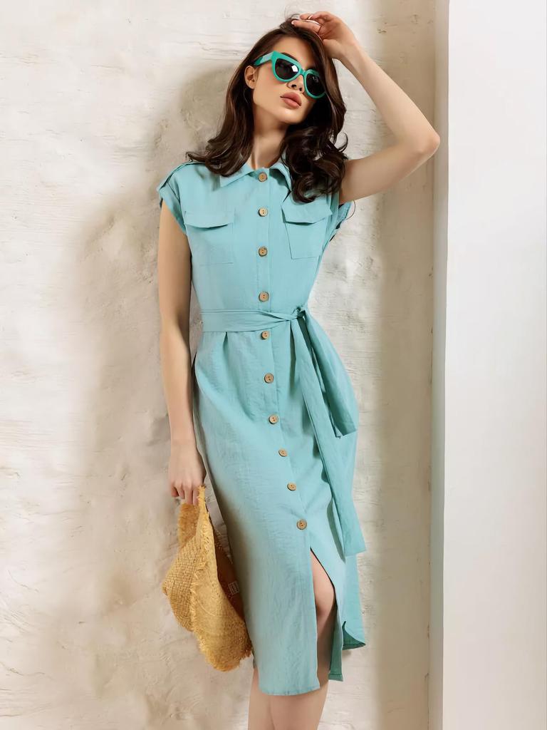 European & American Summer French Style Slim Fit Dress: Elegant, Figure-Flattering, High-End Fashion for Women