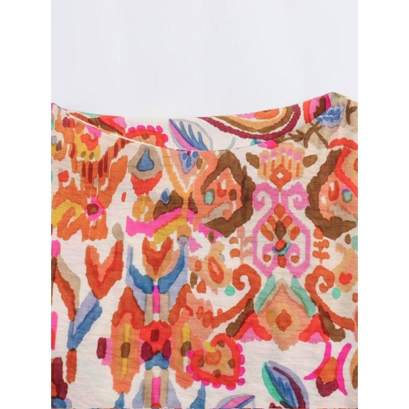 Kaslead New Arrival Women's Clothing Fashion Style Fashion Print Top Casual Pants 3564106 3564021