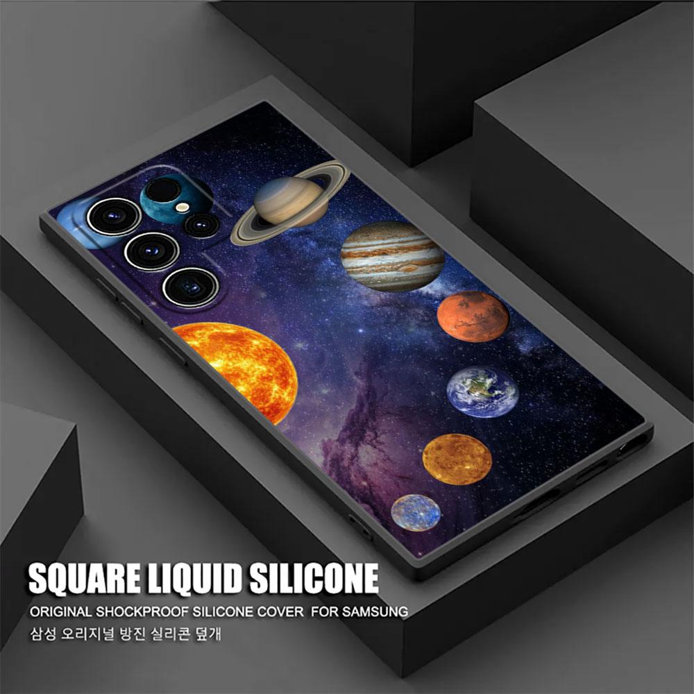 

Чехол Sky Space planet Moon Stars Universe S26Ultra для Samsung Galaxy S26 S25 S24 S23 S20 S21 FE S22 Ultra Plus Мягкая Защитная Крышка для Телефона Galaxy S20