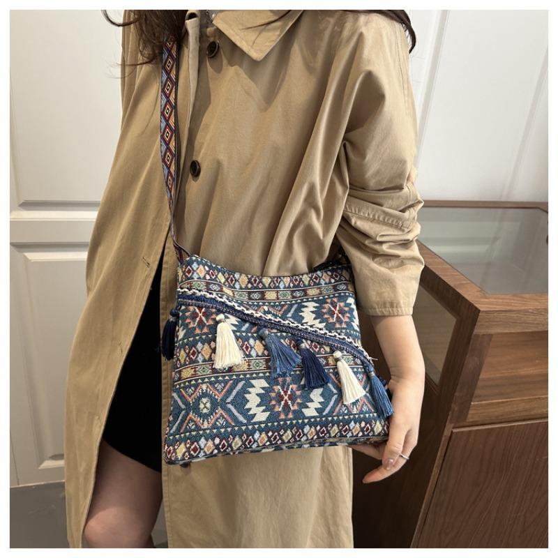 Summer National Style New Chinese Bag National Style Retro Shoulder Messenger Bag Female Messenger Bag Female Summer