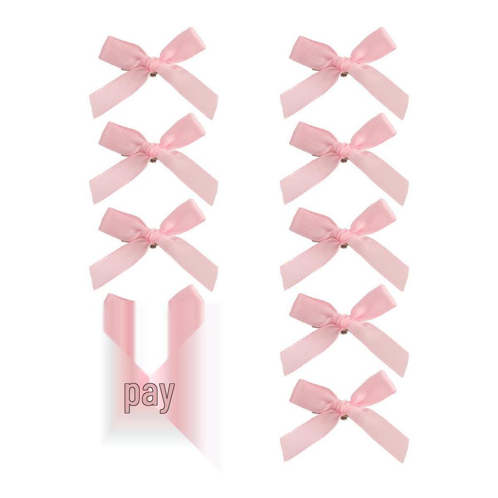 Ballet Style Ribbon Bow Duckbill Clip - Sweet 4cm Hair Accessories