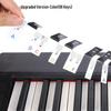 Adesivi Autoadesivi in PVC per Note di Pianoforte per 61/88 Tasti - Strisce per Tastiera di Pianoforte Rimovibili e Senza Colla