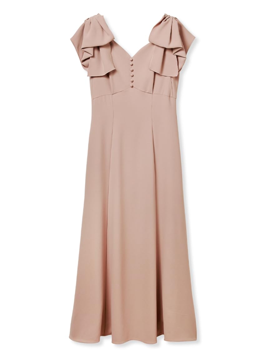 

Ribbon Shoulder Dress SWFO251066 PBEG [Snidel] Women s