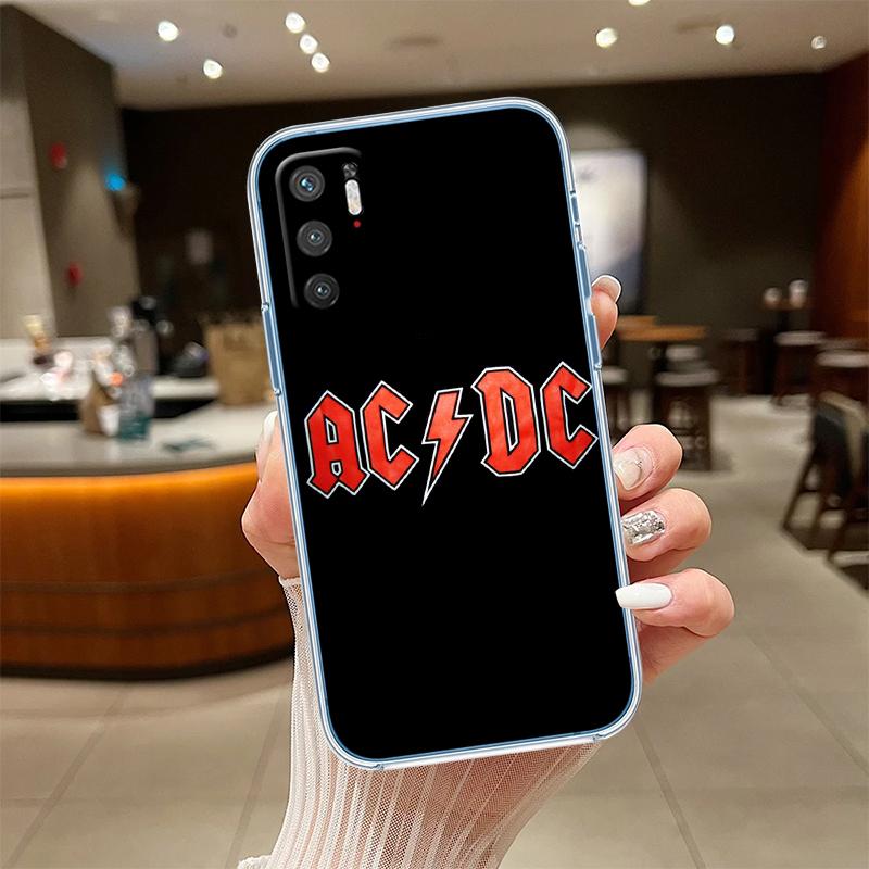 RE1 A-acdc Transparent Phone Case for LG K22 K30 K40 K40S K41 K42 K50 K50S K51 K51S K52 K61 K62 K71 K92 Q60 Q61 V40 V50 V60