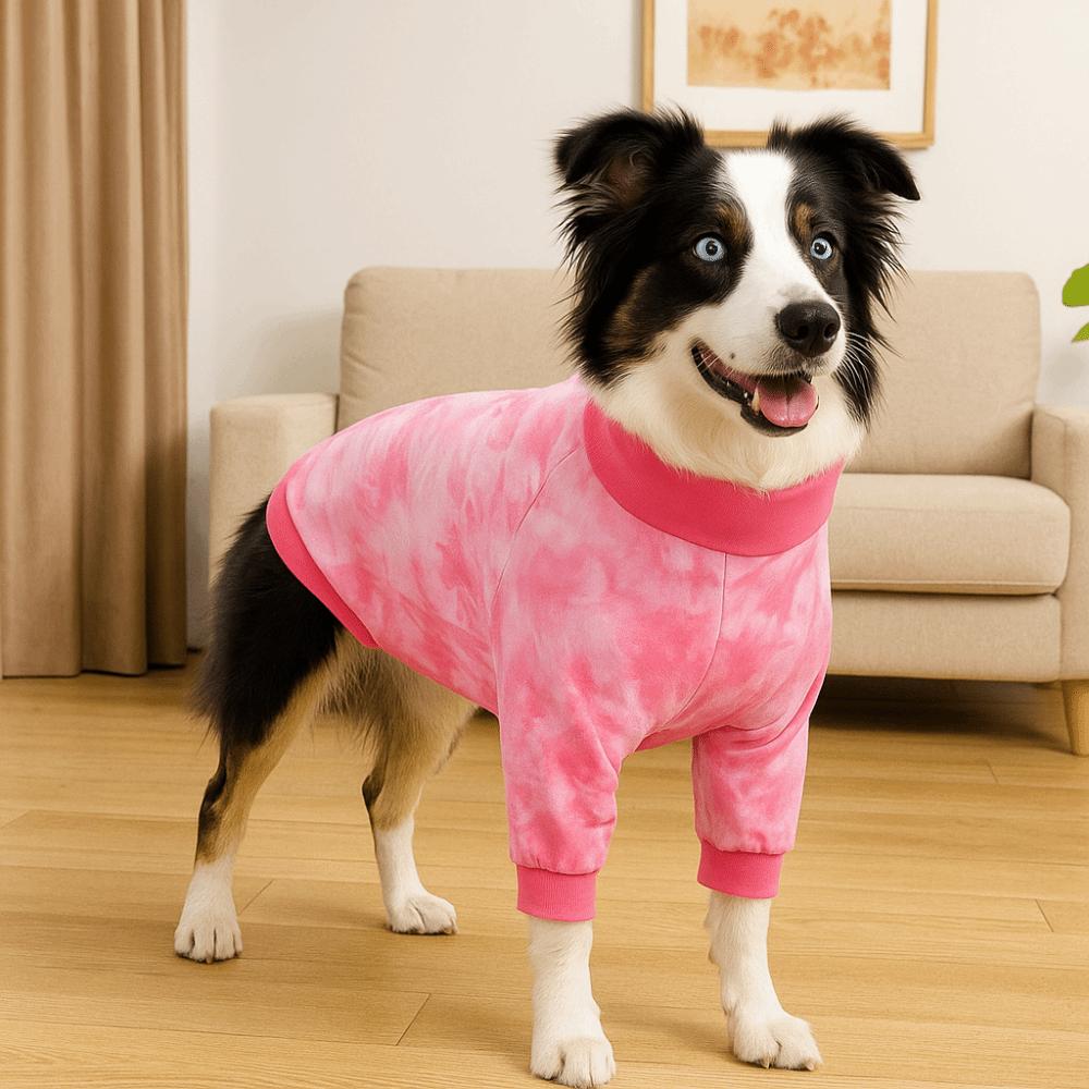 Tie Dye Dog Anxiety Vest Warm Dog Soothing Clothes Dogs Calming Pullover  Wound Protection