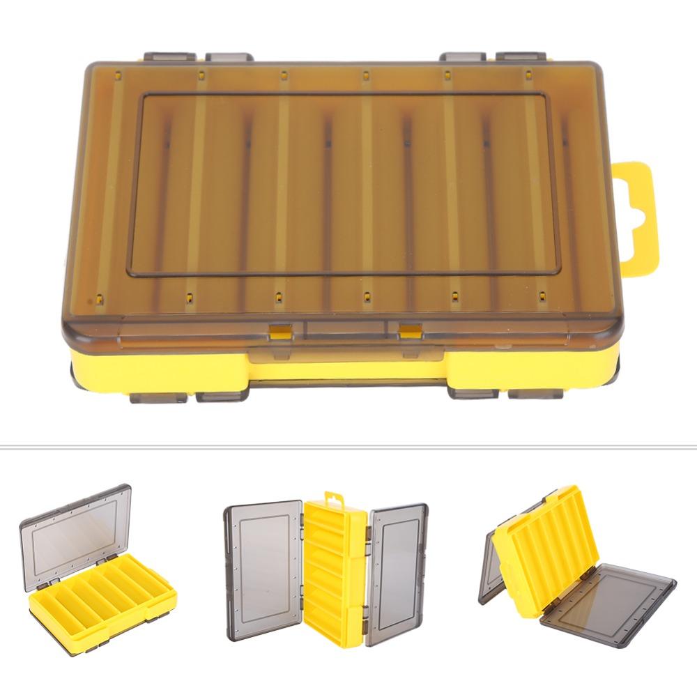 2PCS PP Lure Tackle Box 12 Slots Fishing Lure Tackle Box Fishing Lure Box Fishing Lures Storage