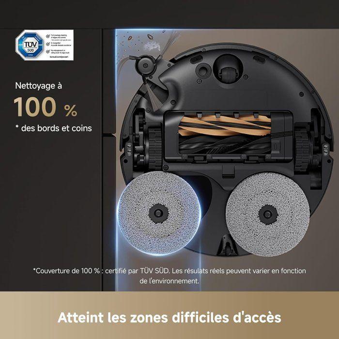 DREAME X50 Master Saug- und Wischroboter mit kompakter 8-in-1-Basis 24,9 cm - Hindernisüberwindungssystem - 20.000 Pa - Entwirrbürste