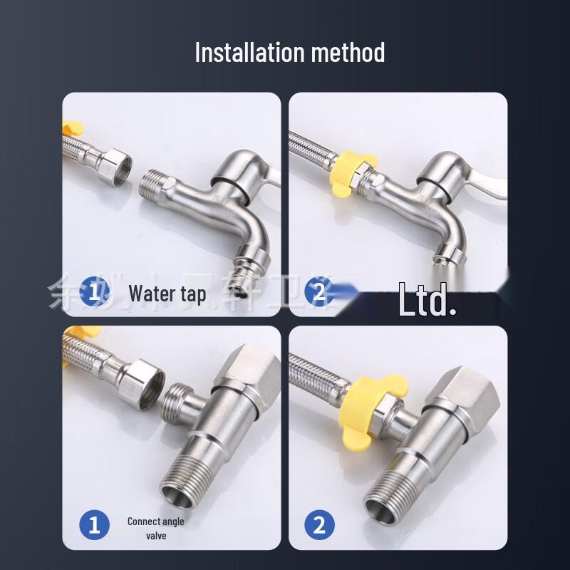 FURONGHUA Metal Braided Water Heater Hose