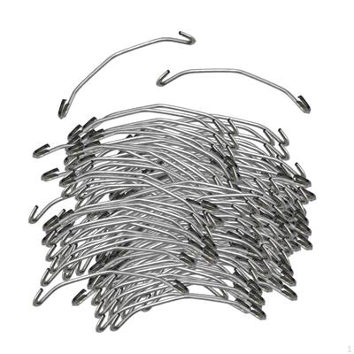 200 Stück Futtertrog-Haken für Hühner- und Entenkäfige Haushaltsgebrauch Stahl Mehrzweck Befestigt