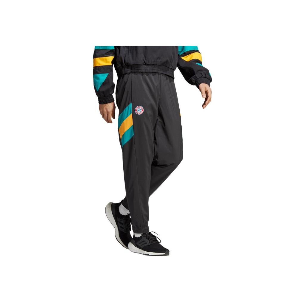 adidas SS23 Icons Retro Series Solid Color Casual Logo Elastic Cuff Knitted Sports Pants Men Bottoms HT8837