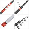 Carbon Superhard Telescopic Fishing Rod Portable Long Shot Fishers Tackle (5.4m)