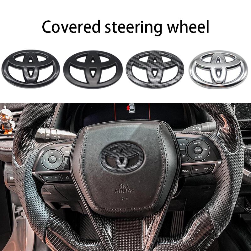 3D ABS Steering Wheel Emblem Cover Logo Badge Sticker for Toyota Corolla Camry RAV4 Yaris CHR Auris Avensis Prius Verso Accessor