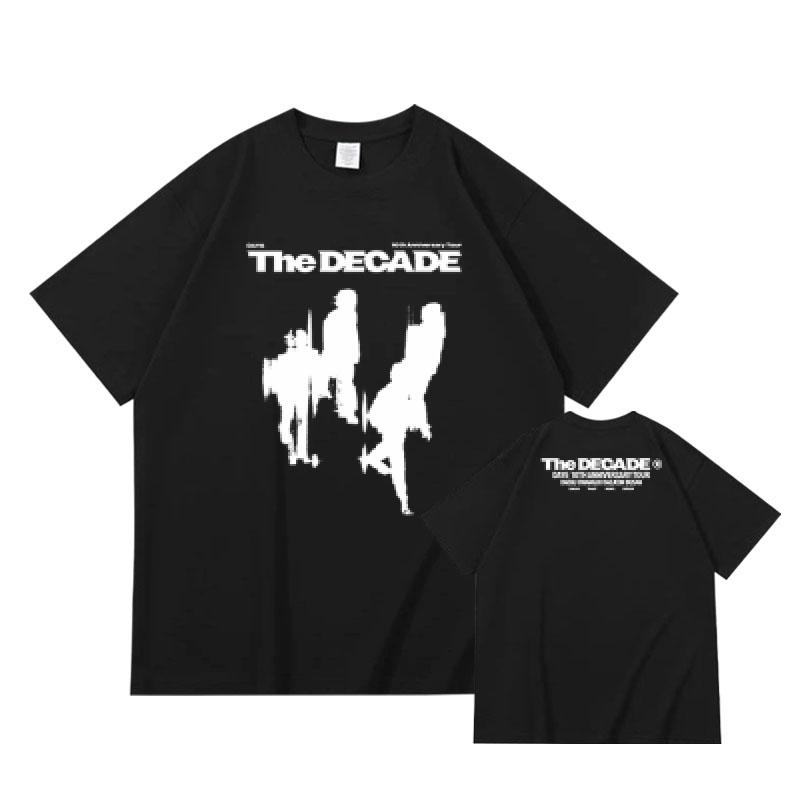 Day6 10th Anniversary Concert Thedecade Short Sleeve Tshirt Pure Cotton Round Neck Support Summer Casual Breathable Tee 2XL