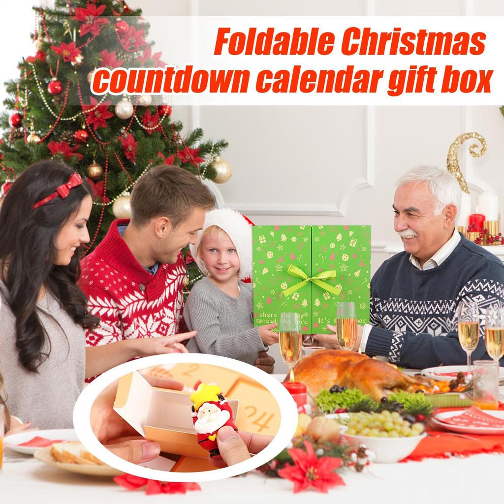 Christmas Calendar Advent Boxes 24-Day 2025 Empty Calendars Advent Box To Fill Home Decorations Party Favors for Stationery