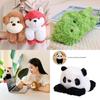 Pulseira de Bater Animal Cartoon Panda Macaco Brinquedo de Pelúcia Pulseira de Pulso Artesanato Decorativo 80 Caracteres
