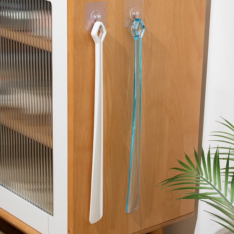 "Long-Handle Shoe Horn for Easy Shoe Wear - Ideal for Seniors and Pregnant Women"