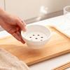 Ceramic Hot Pot Drip Oil Bowl Mesh Double-layer Filter Soup Bowl Dipping Sauce Bowl  Restaurant