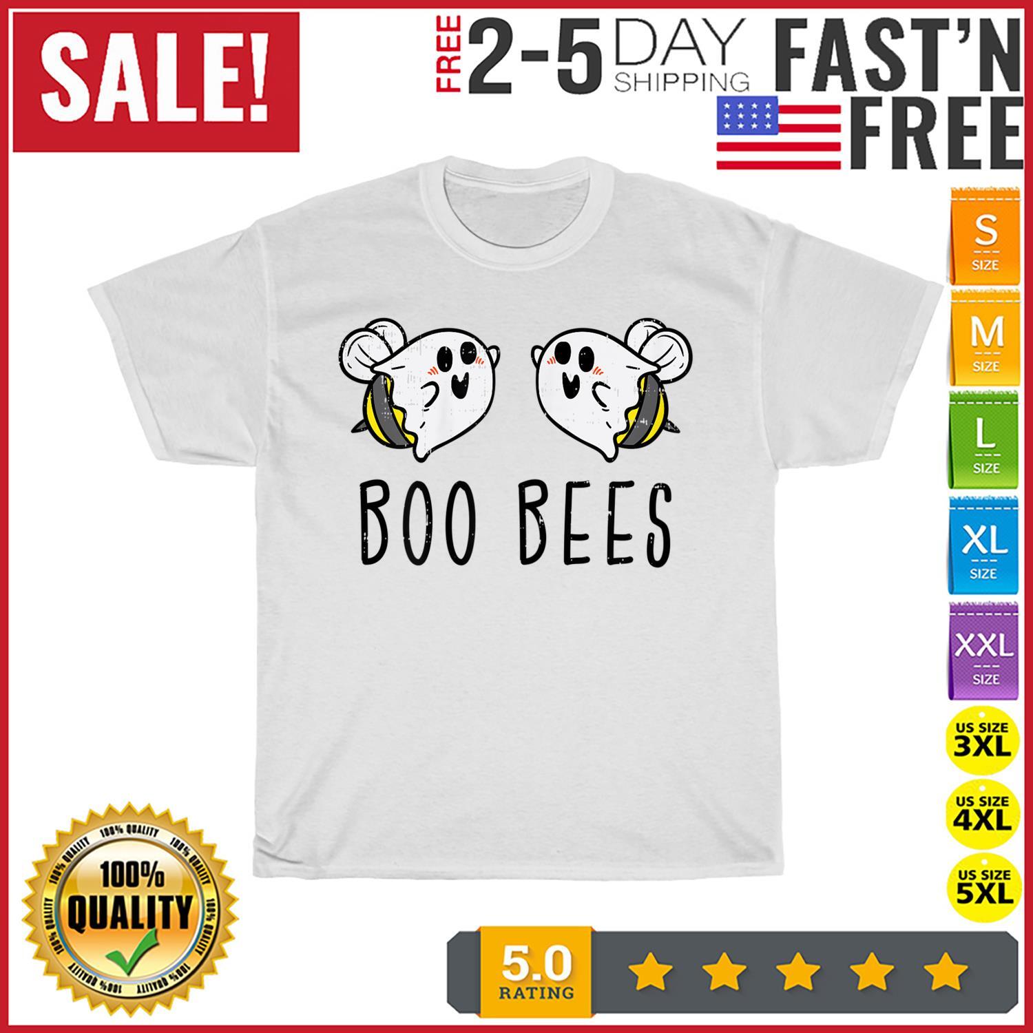 Boo Bees Ghosts Boobees Funny Halloween Costume Vintage T Shirt Mens Womens Tees Top Men Women NEW 4XL