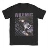Puella Magi Madoka Magica Homura Akemi Vintage T-Shirt, Unisex Anime Fan Streetwear Tee, 100% Cotton Casual Short Sleeve Top