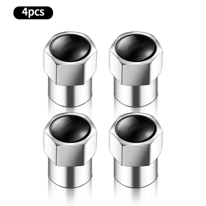 Car Sticker 2025 Hot 4PCS Aluminum Hex Tire Valve Stem Caps For Teslas Model 3 Model S X Y Style Roadster Invader Coil Mod WYE K
