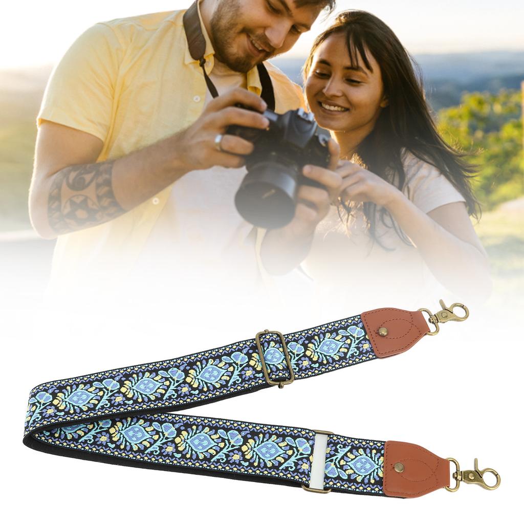 Retro Ethnic   Camera Strap Woven Thickened Polyester Camera Neck Shoulder Strap Outdoor Photography Equipment Great Gift for Photographers