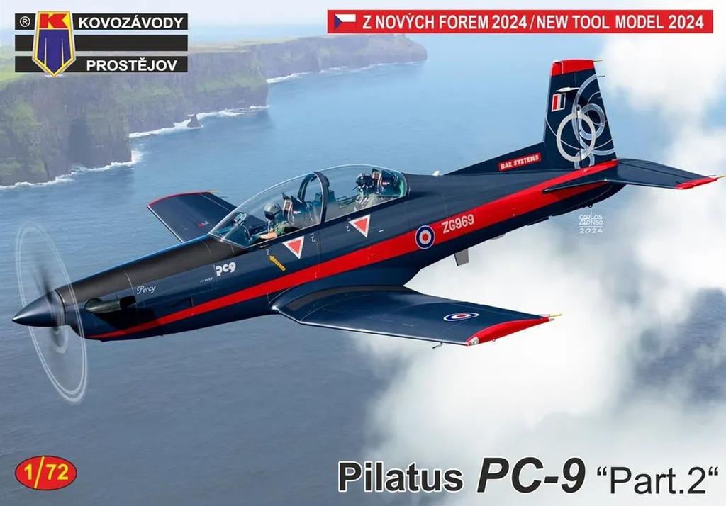 KP Model Pilatus Part 2 Plastic Model KPM0471 1/72 PC-9