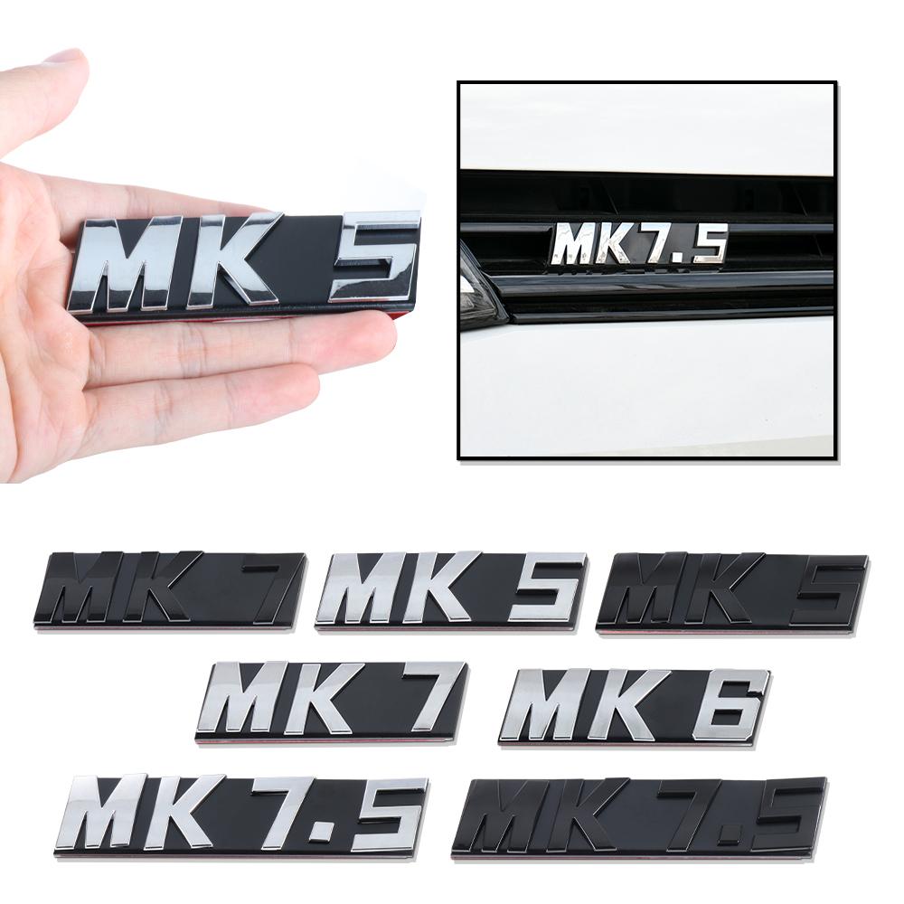 3D Metal Car Front Grille Emblem Badge Stickers Accessories for Volkswagen VW Golf MK5 MK6 MK7 MK7.5 Polo Passat B6 Motion Jetta zh7