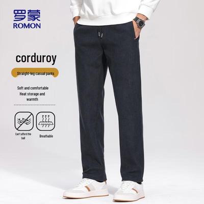 Men's 502H Thick Corduroy Straight-Fit Casual Pants