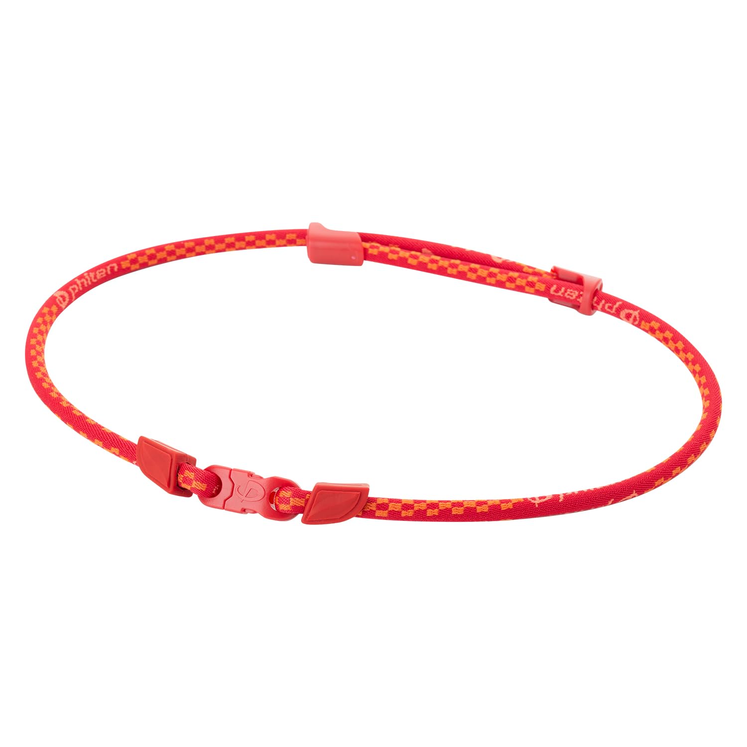 

phiten RAKUWA Neck Necklace, Metax, Red, Adjustable Size